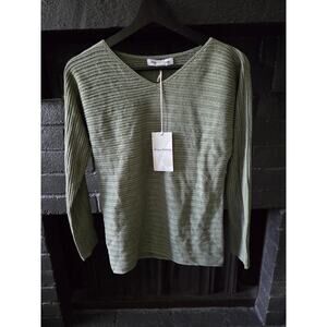 Tommy Bahama Green Jewel Bay Sequin V-neck sweater size XXS NWT